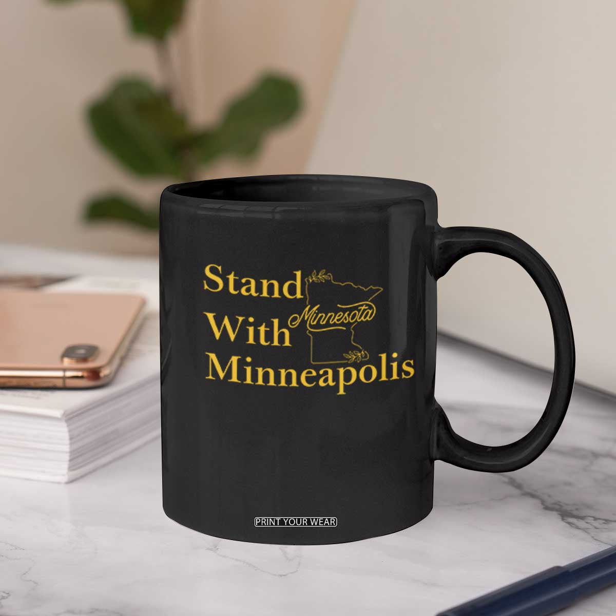 Stand With Minneapolis Coffee Mug Community And Social Justice Gift TS12 Print Your Wear