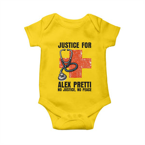Justice For Alex Pretti Baby Onesie Minneapolis Support Gift TS12 Daisy Print Your Wear