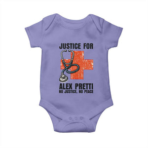 Justice For Alex Pretti Baby Onesie Minneapolis Support Gift TS12 Violet Print Your Wear