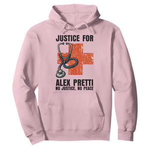 Justice For Alex Pretti Hoodie Minneapolis Support Gift TS12 Light Pink Print Your Wear