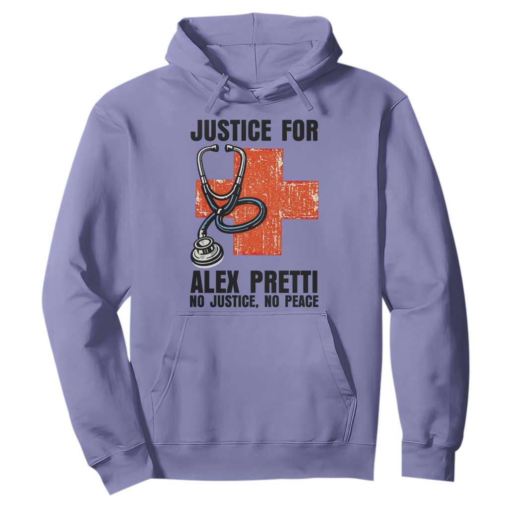 Justice For Alex Pretti Hoodie Minneapolis Support Gift TS12 Violet Print Your Wear