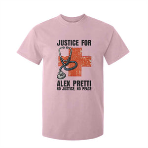 Justice For Alex Pretti T Shirt For Kid Minneapolis Support Gift TS12 Light Pink Print Your Wear