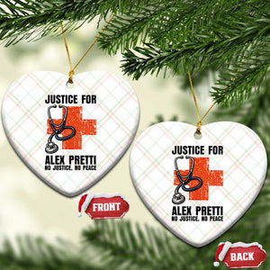 Justice For Alex Pretti Ceramic Ornament Minneapolis Support Gift TS12 Print Your Wear