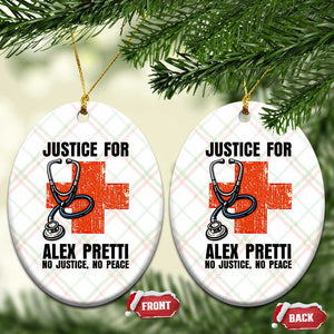 Justice For Alex Pretti Ceramic Ornament Minneapolis Support Gift TS12 Print Your Wear