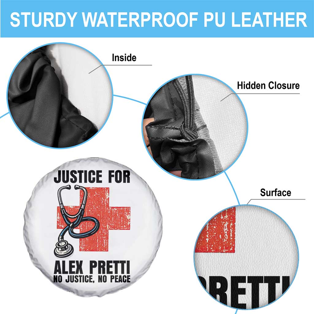 Justice For Alex Pretti Spare Tire Cover Minneapolis Support Gift TS12 Print Your Wear