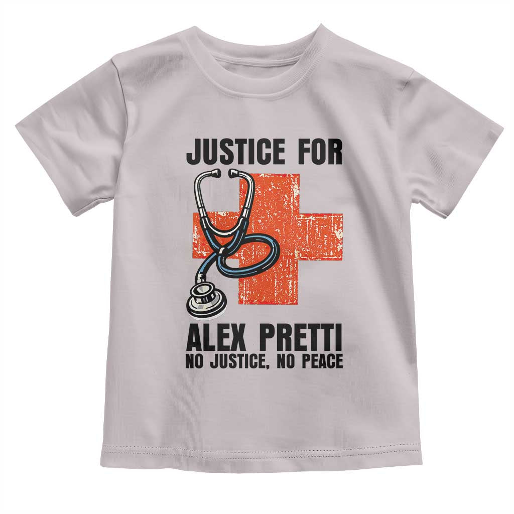 Justice For Alex Pretti Toddler T Shirt Minneapolis Support Gift TS12 Ice Gray Print Your Wear