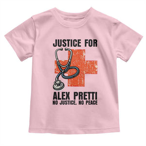 Justice For Alex Pretti Toddler T Shirt Minneapolis Support Gift TS12 Light Pink Print Your Wear
