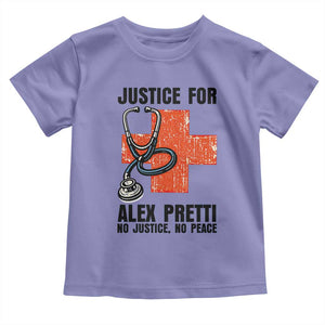 Justice For Alex Pretti Toddler T Shirt Minneapolis Support Gift TS12 Violet Print Your Wear