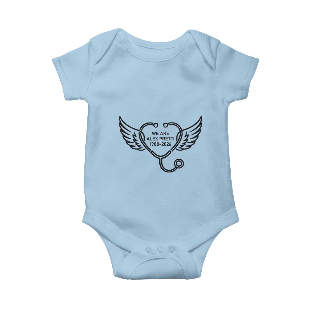 We Are All Pretti Good Baby Onesie We Are All Pretti Good TS12 Light Blue Print Your Wear