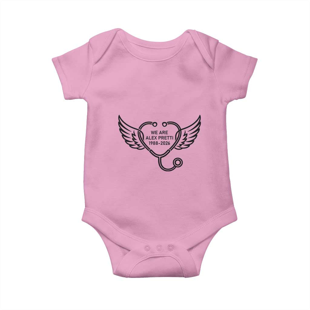 We Are All Pretti Good Baby Onesie We Are All Pretti Good TS12 Light Pink Print Your Wear