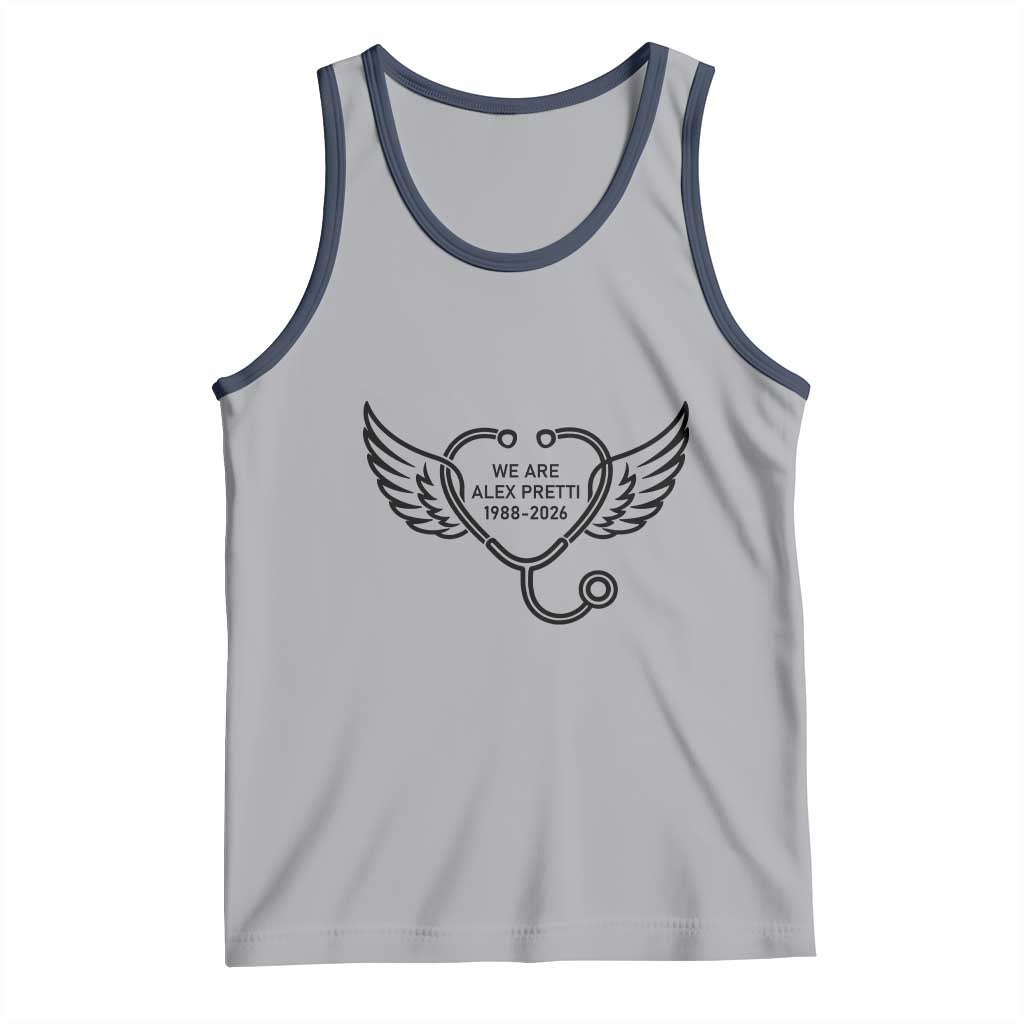 We Are All Pretti Good Tank Top We Are All Pretti Good TS12 Athletic Heather Navy Print Your Wear
