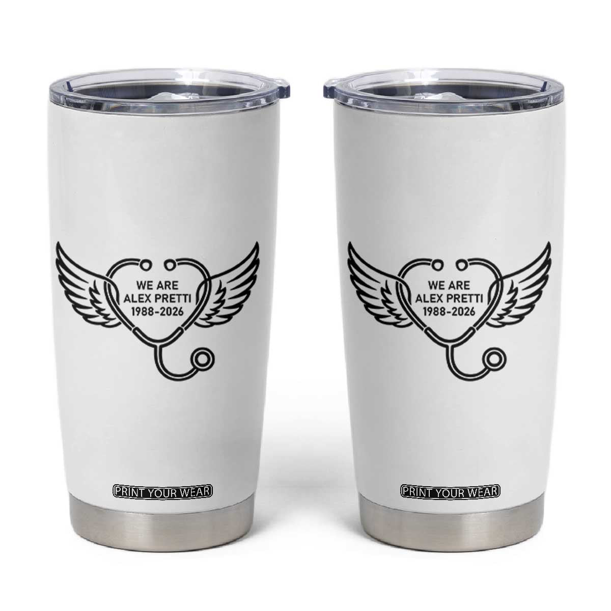 We Are All Pretti Good Tumbler Cup We Are All Pretti Good TS12 White Print Your Wear