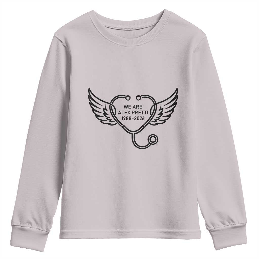 We Are All Pretti Good Youth Sweatshirt We Are All Pretti Good TS12 Ice Gray Print Your Wear