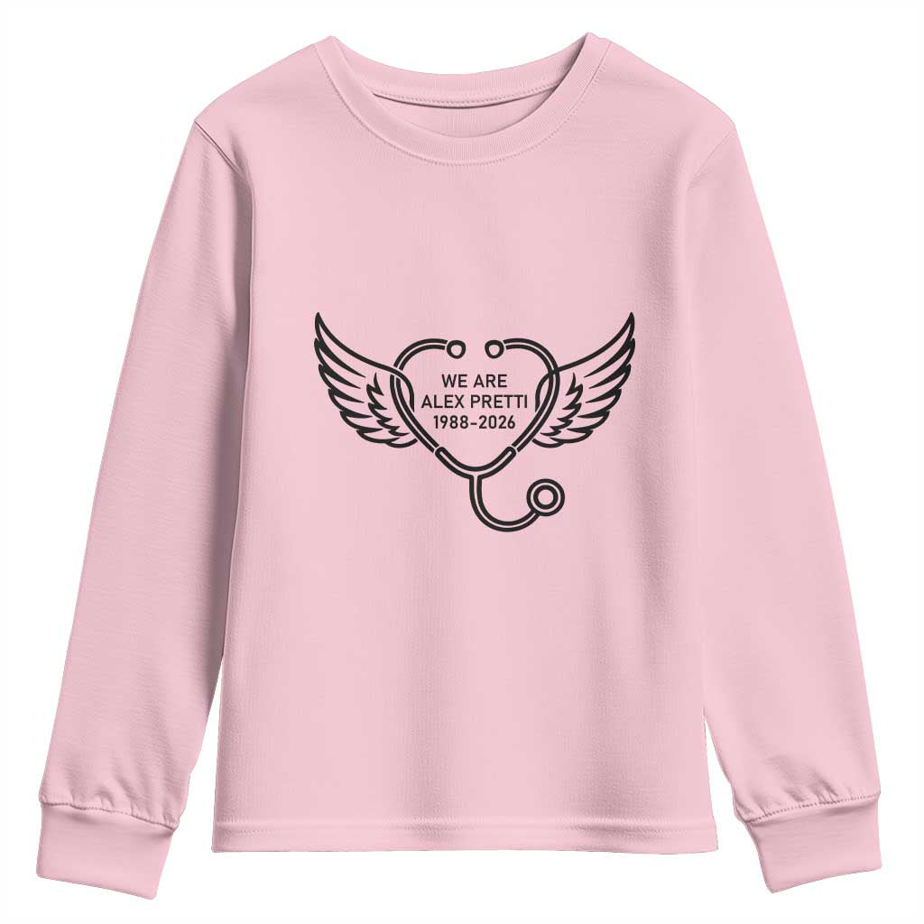 We Are All Pretti Good Youth Sweatshirt We Are All Pretti Good TS12 Light Pink Print Your Wear