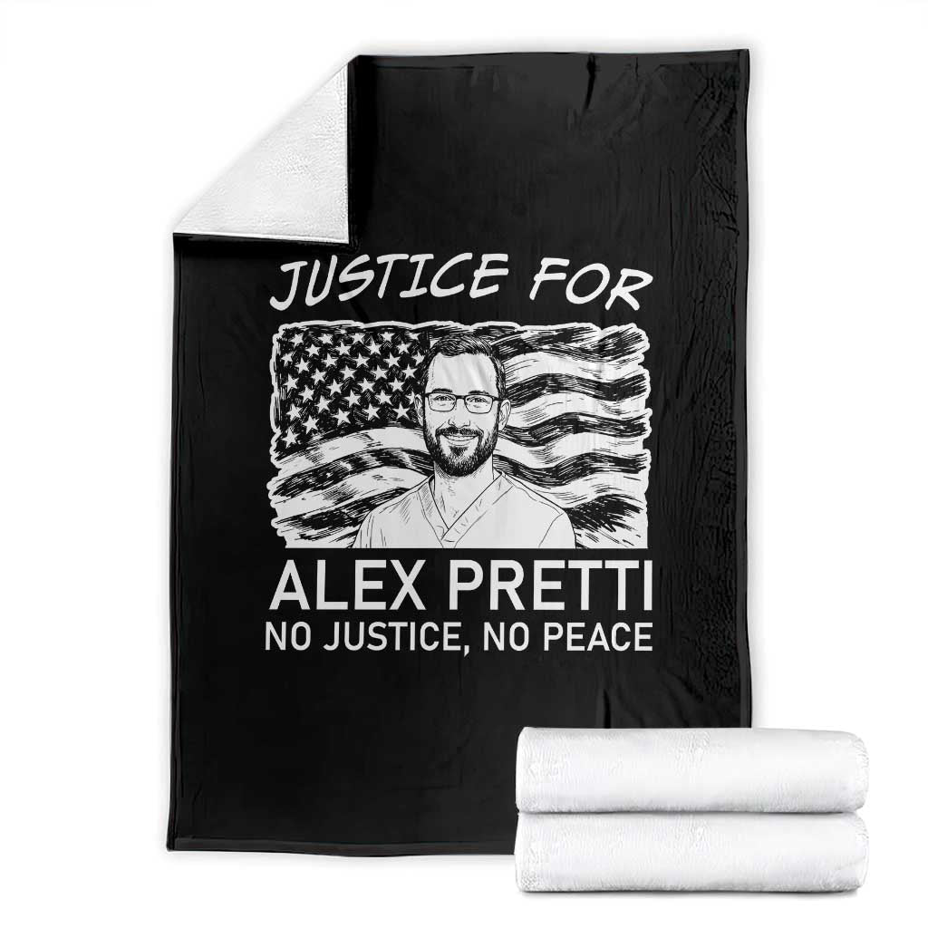 Minneapolis Strong Stand With Alex Throw Blanket Justice And Solidarity Support Gift TS12 Black Print Your Wear