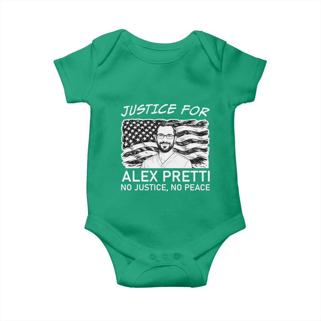 Minneapolis Strong Stand With Alex Baby Onesie Justice And Solidarity Support Gift TS12 Irish Green Print Your Wear