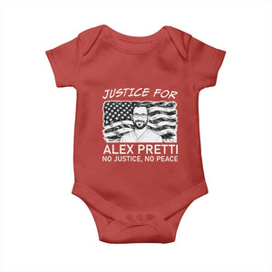 Minneapolis Strong Stand With Alex Baby Onesie Justice And Solidarity Support Gift TS12 Red Print Your Wear