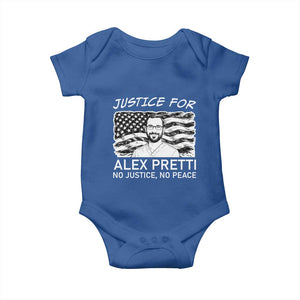 Minneapolis Strong Stand With Alex Baby Onesie Justice And Solidarity Support Gift TS12 Royal Blue Print Your Wear