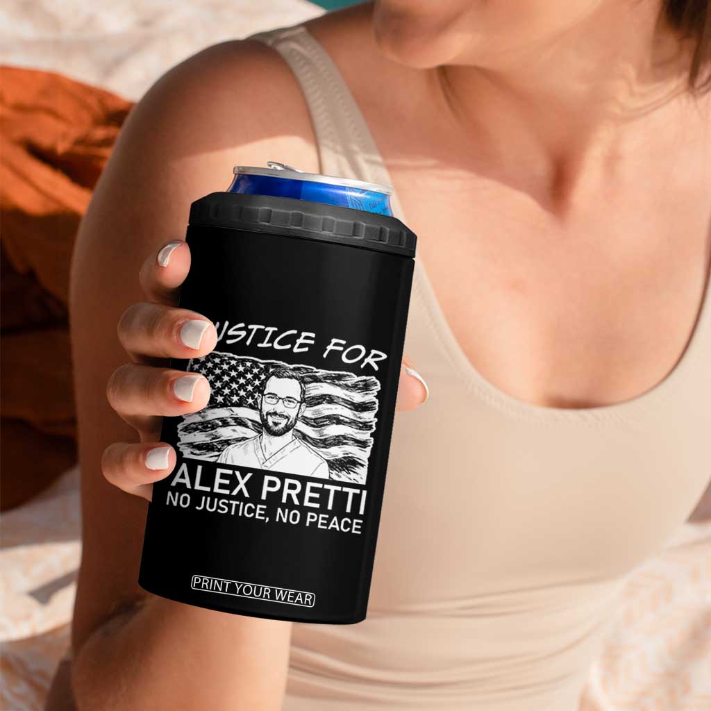 Minneapolis Strong Stand With Alex 4 in 1 Can Cooler Tumbler Justice And Solidarity Support Gift TS12 Print Your Wear