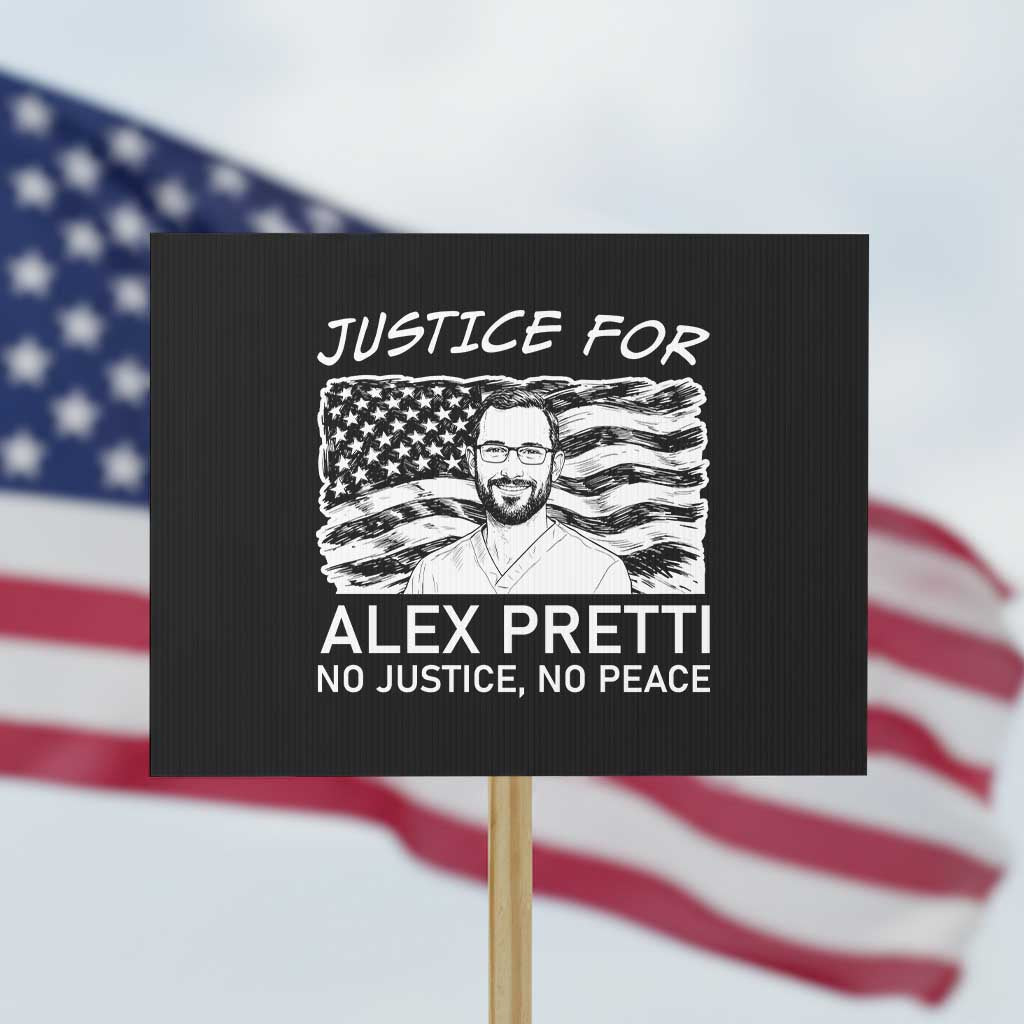 Minneapolis Strong Stand With Alex Protest Sign Justice And Solidarity Support Gift TS12 Horizontal 18