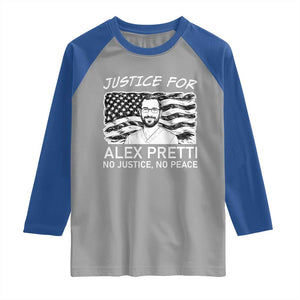 Minneapolis Strong Stand With Alex Raglan Shirt Justice And Solidarity Support Gift TS12 Sport Gray Royal Print Your Wear