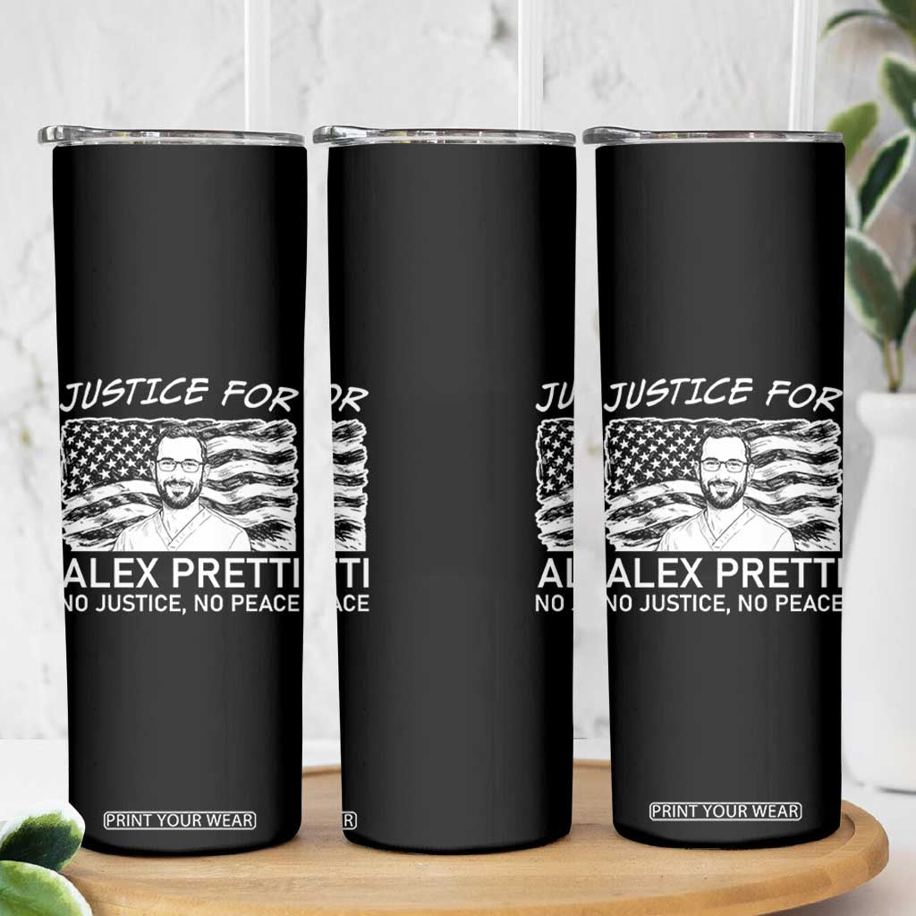 Minneapolis Strong Stand With Alex Skinny Tumbler Justice And Solidarity Support Gift TS12 Print Your Wear