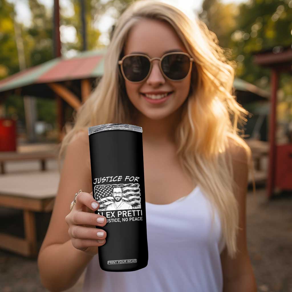 Minneapolis Strong Stand With Alex Skinny Tumbler Justice And Solidarity Support Gift TS12 Print Your Wear