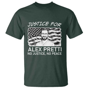 Minneapolis Strong Stand With Alex T Shirt Justice And Solidarity Support Gift TS12 Dark Forest Green Print Your Wear