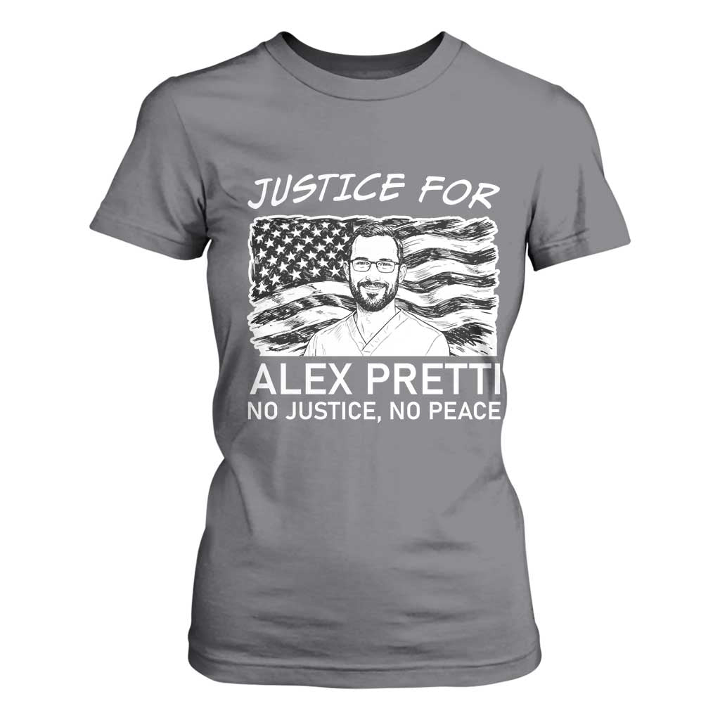 Minneapolis Strong Stand With Alex T Shirt For Women Justice And Solidarity Support Gift TS12 Charcoal Print Your Wear