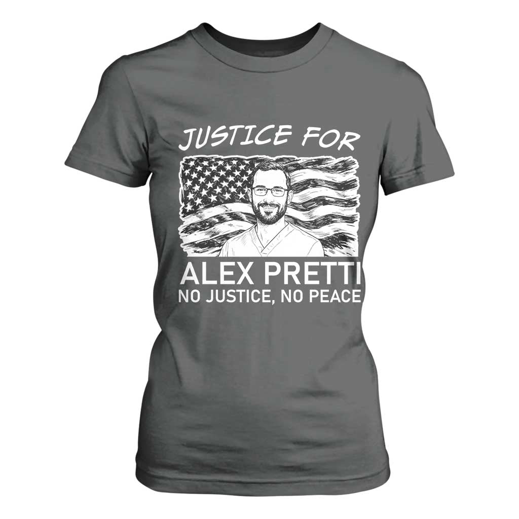 Minneapolis Strong Stand With Alex T Shirt For Women Justice And Solidarity Support Gift TS12 Dark Heather Print Your Wear