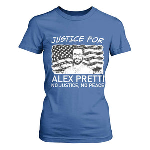 Minneapolis Strong Stand With Alex T Shirt For Women Justice And Solidarity Support Gift TS12 Royal Blue Print Your Wear