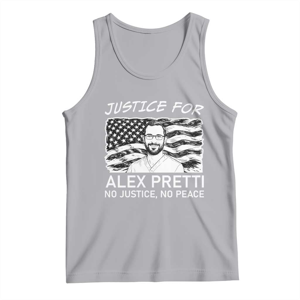 Minneapolis Strong Stand With Alex Tank Top Justice And Solidarity Support Gift TS12 Athletic Heather Print Your Wear