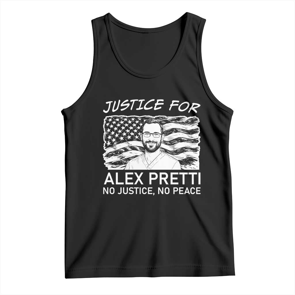 Minneapolis Strong Stand With Alex Tank Top Justice And Solidarity Support Gift TS12 Black Print Your Wear