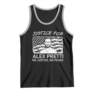 Minneapolis Strong Stand With Alex Tank Top Justice And Solidarity Support Gift TS12 Black Athletic Heather Print Your Wear
