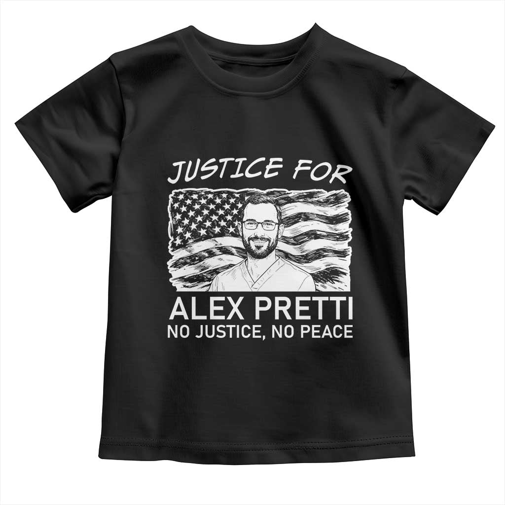 Minneapolis Strong Stand With Alex Toddler T Shirt Justice And Solidarity Support Gift TS12 Black Print Your Wear