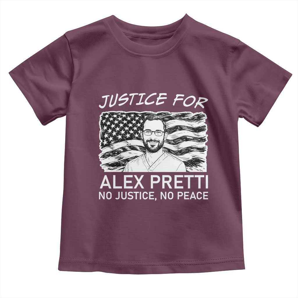 Minneapolis Strong Stand With Alex Toddler T Shirt Justice And Solidarity Support Gift TS12 Maroon Print Your Wear