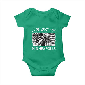 Ice Out Of Minneapolis Baby Onesie Minnesota Protest Support Gift TS12 Irish Green Print Your Wear