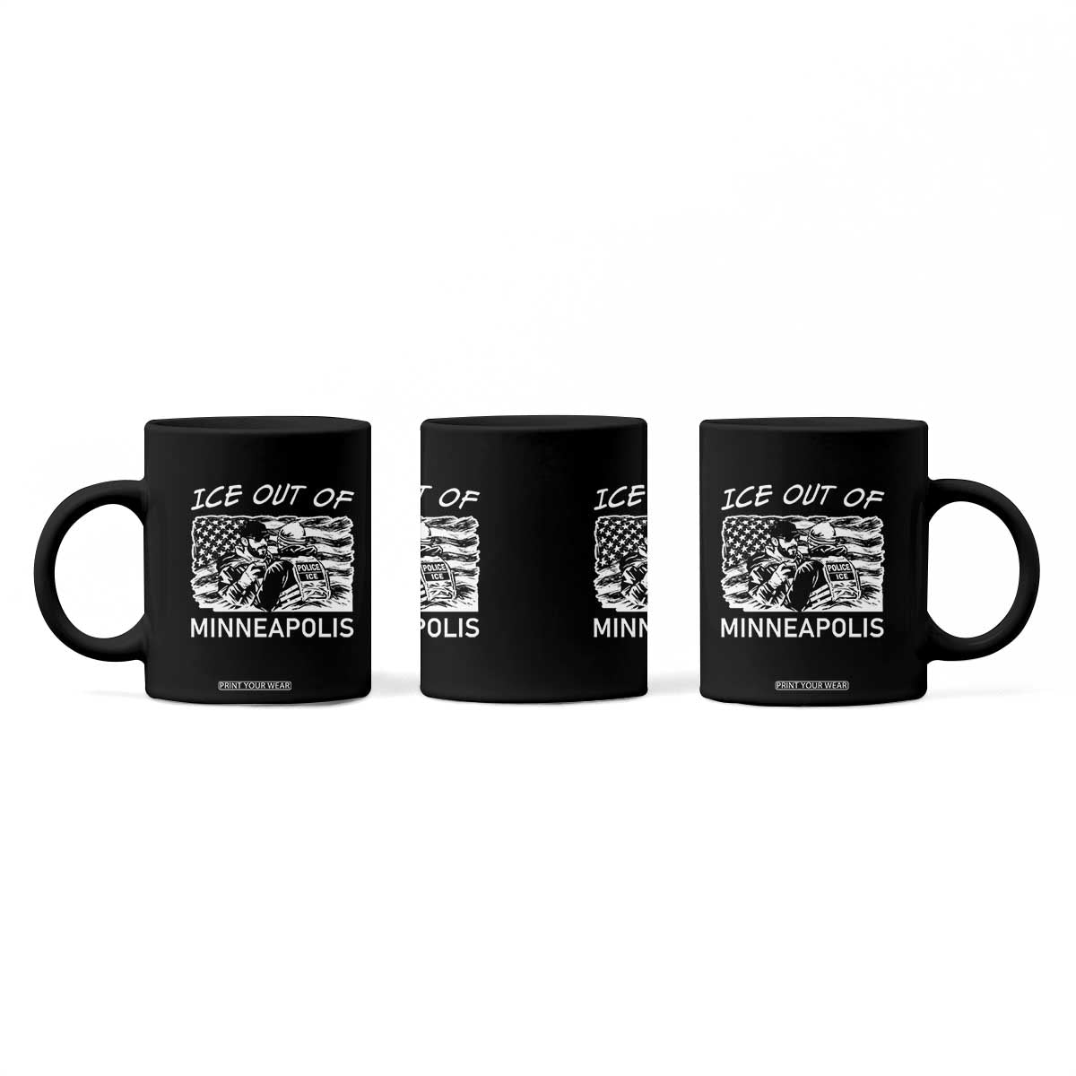 Ice Out Of Minneapolis Coffee Mug Minnesota Protest Support Gift TS12 Print Your Wear