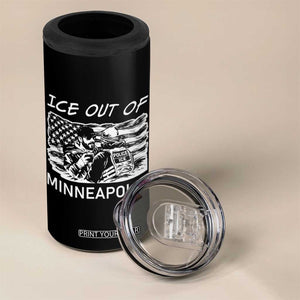 Ice Out Of Minneapolis 4 in 1 Can Cooler Tumbler Minnesota Protest Support Gift TS12 Print Your Wear