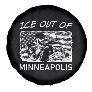 Ice Out Of Minneapolis Spare Tire Cover Minnesota Protest Support Gift TS12 Print Your Wear