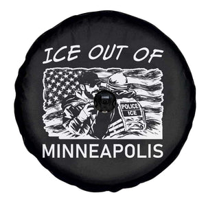 Ice Out Of Minneapolis Spare Tire Cover Minnesota Protest Support Gift TS12 Print Your Wear