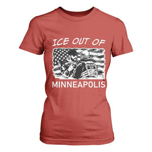 Ice Out Of Minneapolis T Shirt For Women Minnesota Protest Support Gift TS12 Red Print Your Wear
