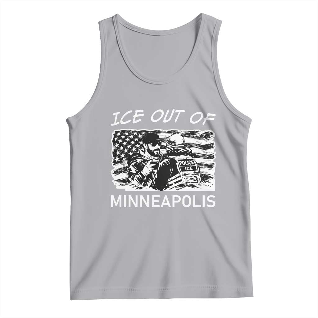 Ice Out Of Minneapolis Tank Top Minnesota Protest Support Gift TS12 Athletic Heather Print Your Wear