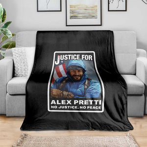 Justice For Alex Pretti Throw Blanket Minneapolis USA Support Gift TS12 Print Your Wear