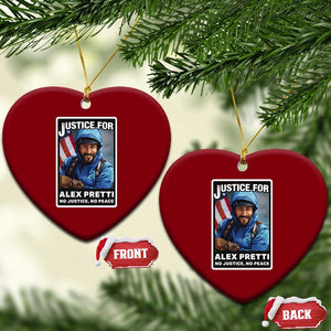 Justice For Alex Pretti Ceramic Ornament Minneapolis USA Support Gift TS12 Print Your Wear