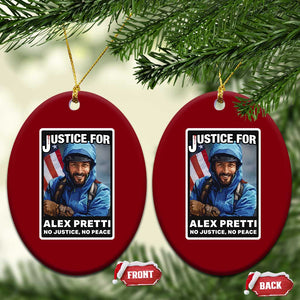 Justice For Alex Pretti Ceramic Ornament Minneapolis USA Support Gift TS12 Print Your Wear