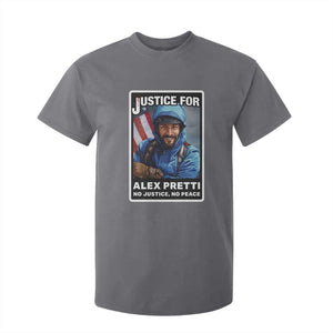 Justice For Alex Pretti T Shirt For Kid Minneapolis USA Support Gift TS12 Charcoal Print Your Wear