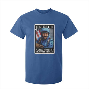 Justice For Alex Pretti T Shirt For Kid Minneapolis USA Support Gift TS12 Royal Blue Print Your Wear