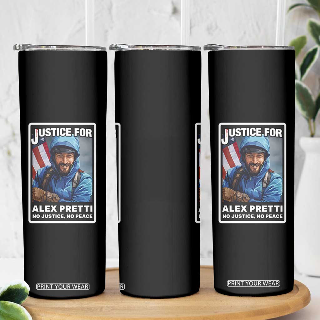 Justice For Alex Pretti Skinny Tumbler Minneapolis USA Support Gift TS12 Print Your Wear
