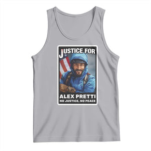 Justice For Alex Pretti Tank Top Minneapolis USA Support Gift TS12 Athletic Heather Print Your Wear